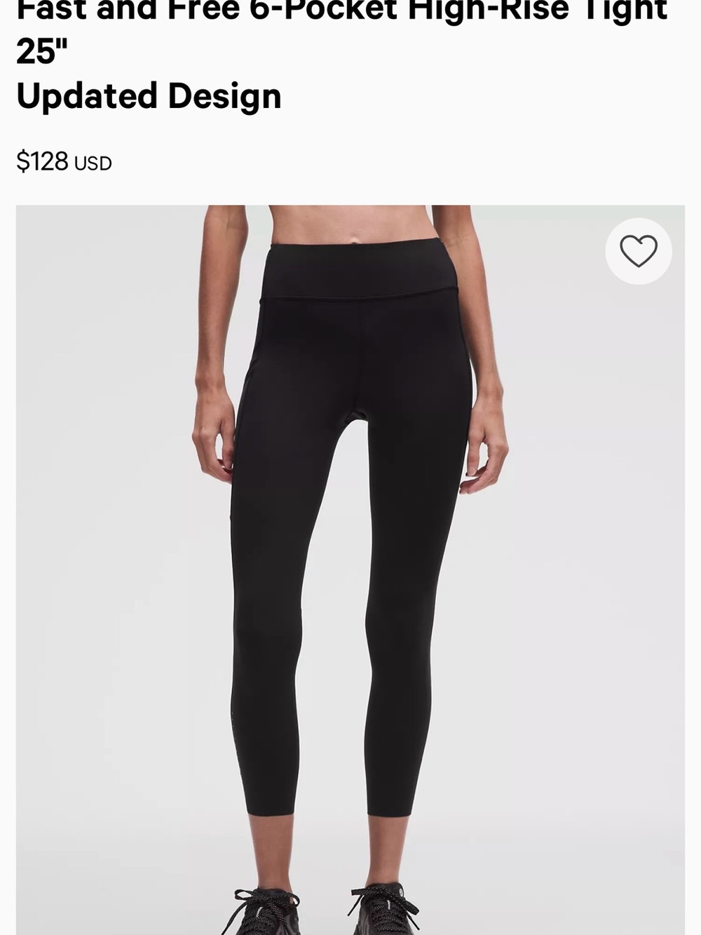 Fast and Free 6-Pocket High-Rise Tight 25"